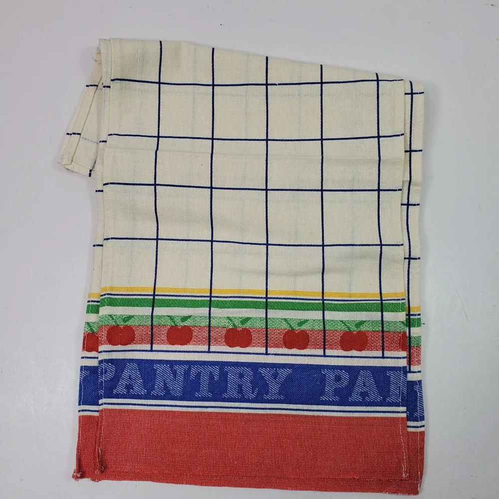 Vintage Farmhouse Pantry Hand Towels 20x10 Inch SET OF 5